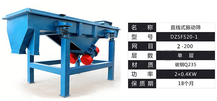 直線振動篩層數(shù)、精度、功效的講析